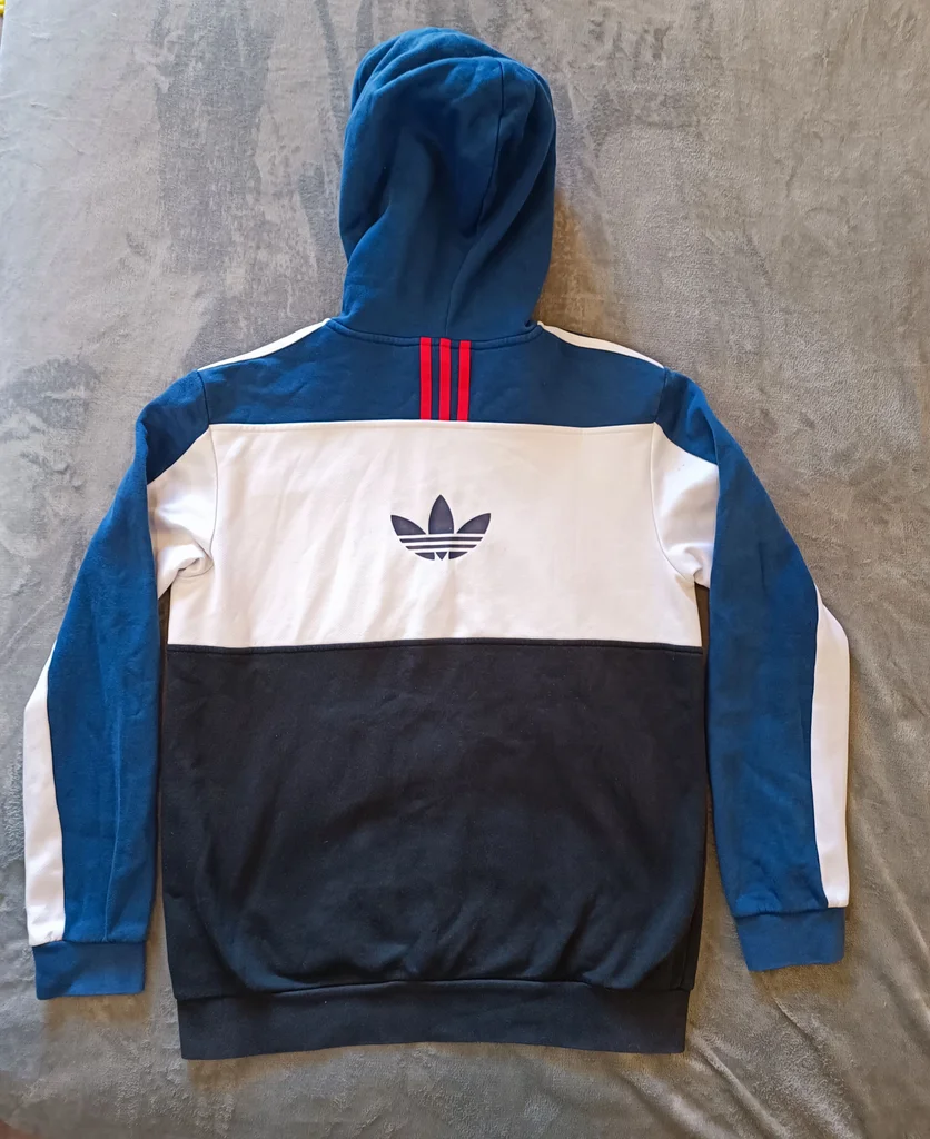 Adidas zip-up hoodie sweatshirt size M in good condition – photo 5